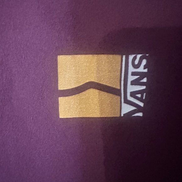 Vans Medium Maroon T-Shirt 100% Cotton - Picture 2 of 5